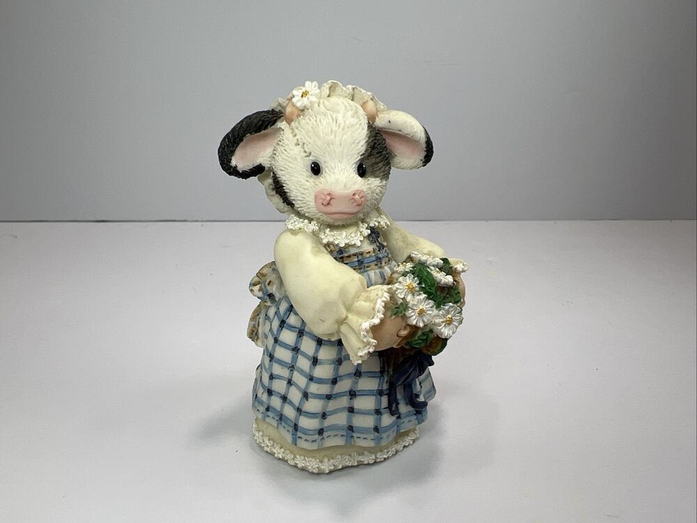 Vintage 1995 Enesco Marys Moo Moos “Milk Maid”Figurine #167517